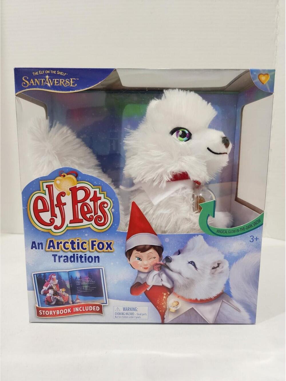 Elf Pets: an Artic Fox Tradition - Plush and Storybook - NEW